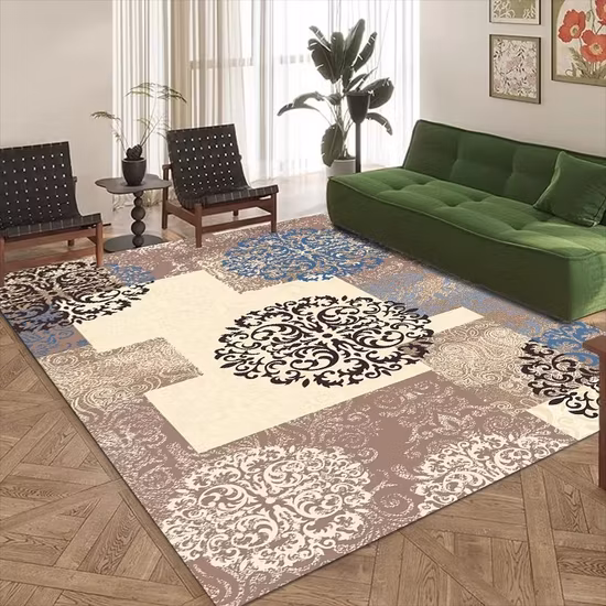 高級シャギーカーペット毛皮のようなフロアマットホームPVベルベット装飾リビングルームベビールームソフトファジーラグ